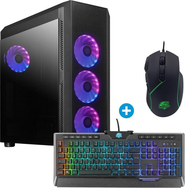 ONE GAMING PC IN287 Gaming-PC in Schwarz mit RTX 5070, Intel Core i5-14600KF, 32GB RAM, 1 TB NVMe SSD und Windows 11 - Bild 1