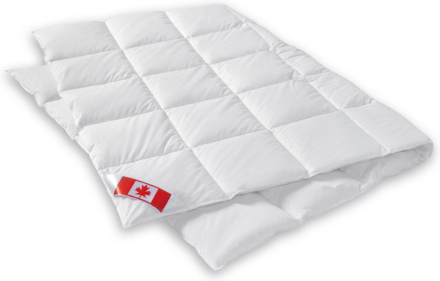 Künsemüller Canada 5x7 90/10 Daunendecke mit Federn in Weiß, B/T: 135 x 200 cm - Bild 1