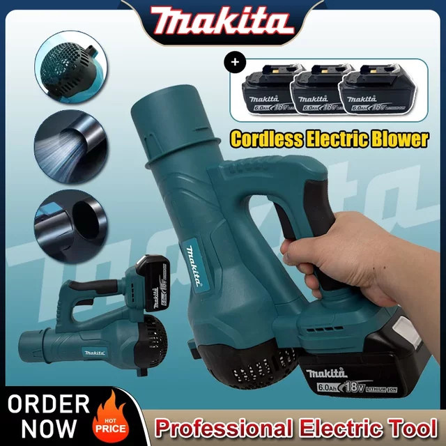 Makita Bürstenloser Akku-Laubbläser Turbo-Gebläse für 18V Akku - Bild 1