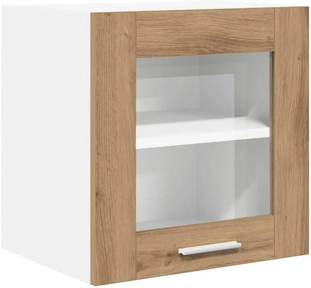 vidaXL Hängeschrank Riga Küchenschrank in Eiche mit Scharniertüren, B/T/H: 40 x 31 x 40 cm - Bild 1