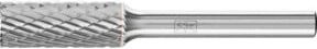 PFERD TOOLS Hartmetall Frässtift Zylinder ZYAS stirnverzahnt, Farbe: Silber, Durchmesser: 10 mm, Länge: 25 mm, Schaft-Durchmesser: 6 mm, Z3P universal mittel kreuzverzahnt - Bild 1