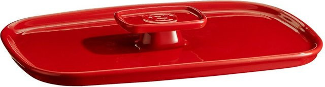 Emile Henry Keramikdeckel für Gratinform, Rot, Durchmesser: 25 cm - Bild 1
