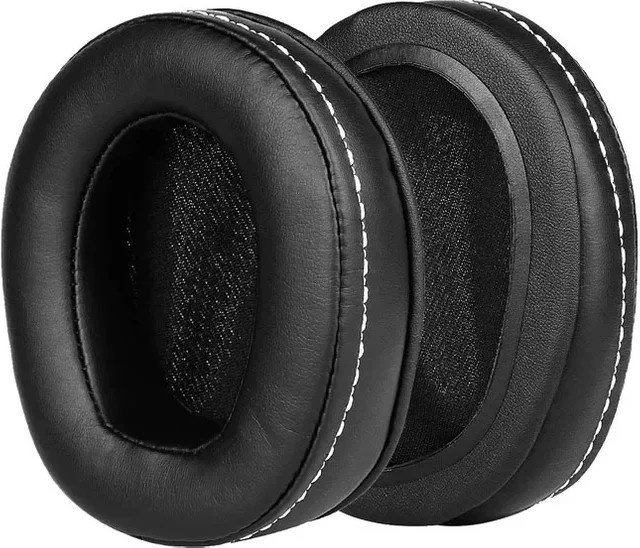 Denon Ersatz-Ohrpolster für AH-D600 und D7100 Headset-Kopfhörer mit Proteinhaut-Memory-Schaum in Schwarz - Bild 1