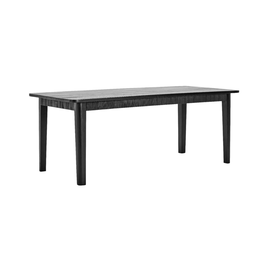 House Doctor Esstisch Balance aus Mangoholz in Schwarz, rechteckig, Breite: 200 cm, Tiefe: 90 cm - Bild 1