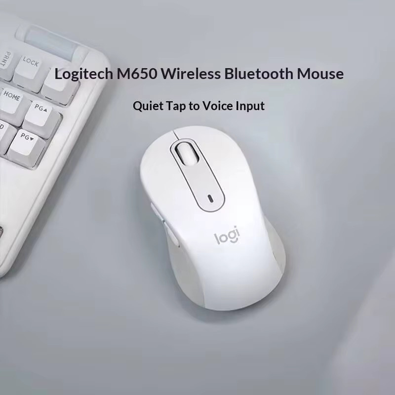 Logitech Signature M650/M650L kabellose Maus in Weiß mit 4000 DPI und 5 programmierbaren Tasten - Bild 2
