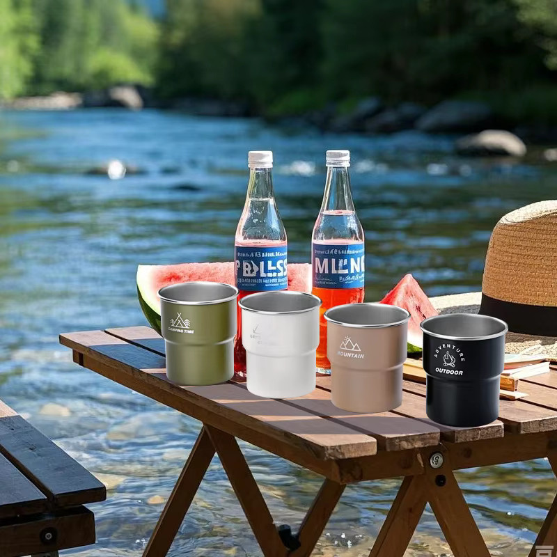 CampingCup Edelstahlbecher in verschiedenen Farben für Picknick, Wandern und Outdoor-Aktivitäten - Bild 5