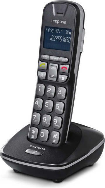 Emporia TH-21 Schnurloses Telefon in Schwarz - Bild 1
