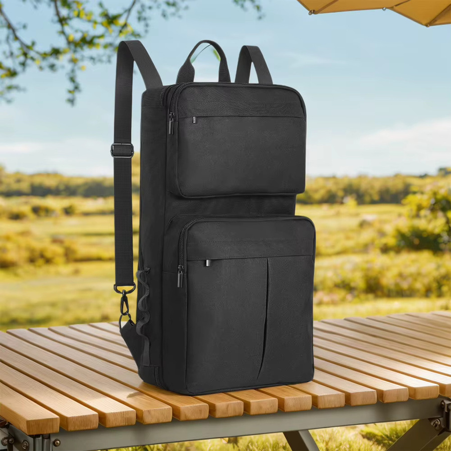 ALIILEE DJ-Rucksack für Pioneer DDJ-400 DDJ-FLX4 und Roland DJ-202 Mixer, stoßfeste Tragetasche in Schwarz - Bild 6