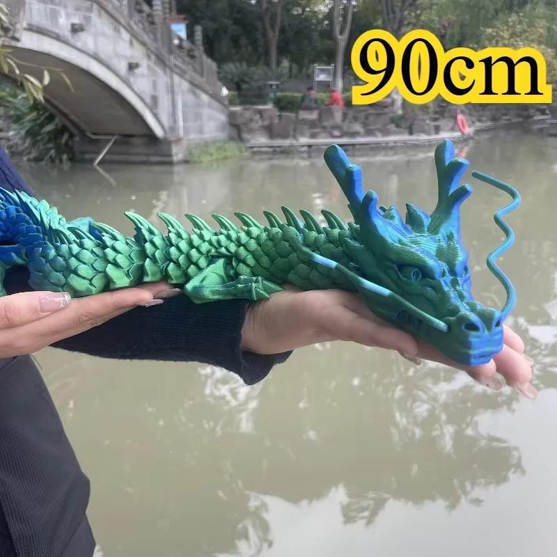 Bandai Chinesische Drachenfigur, Einzelfigur, Lila, 90cm - Bild 2