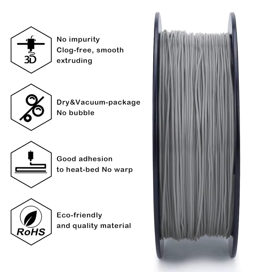 FlexMaterials TPU Filament Grau 1,75mm für FDM 3D-Drucker - Bild 4