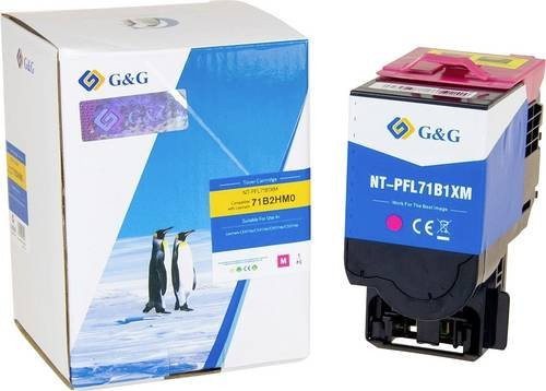 G&G Tonerpatrone Magenta kompatibel mit Lexmark 71B2HM0 XL für 3500 Seiten - Bild 1