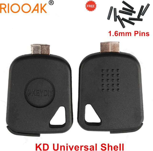 Keydiy Universal Transponder Auto Schlüssel Anhänger Shell Case mit Chiphalter in Schwarz - Bild 1