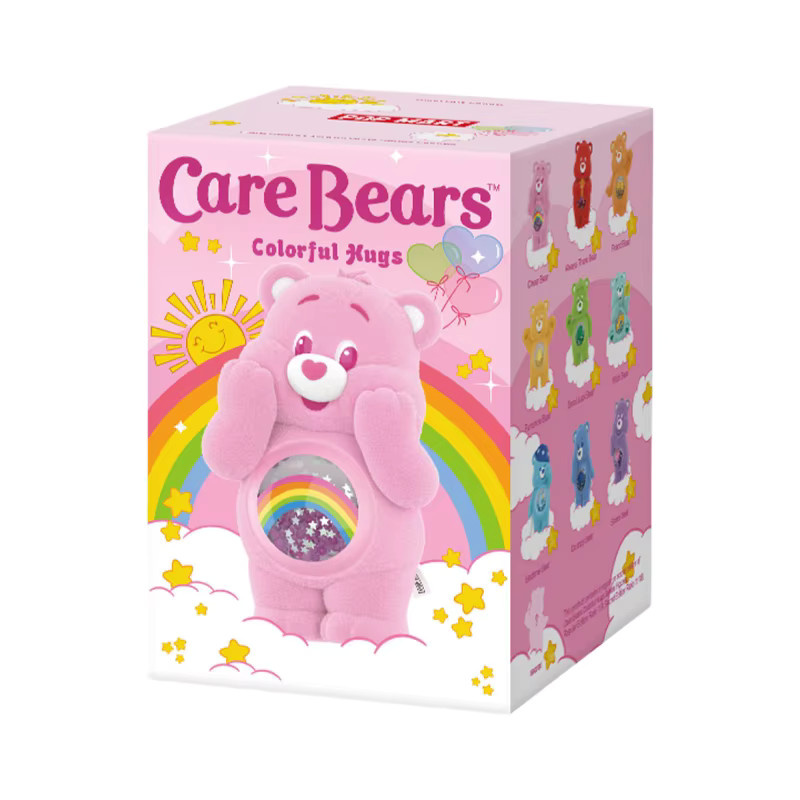 POP MART Lovely Bear Colorful Hugs Serie Blindbox Bär Multicolor als lustiger Anhänger und Desktop-Spielzeug - Bild 2