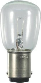 Scharnberger Hasenbein Glühlampe BA15d, 25W, 220-260V, transparent, 26 x 54 mm - Bild 1