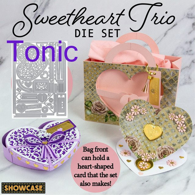 Metall Stanzform in Handtaschen- und Box-Optik für DIY Scrapbooking und Bastelarbeiten - Bild 1