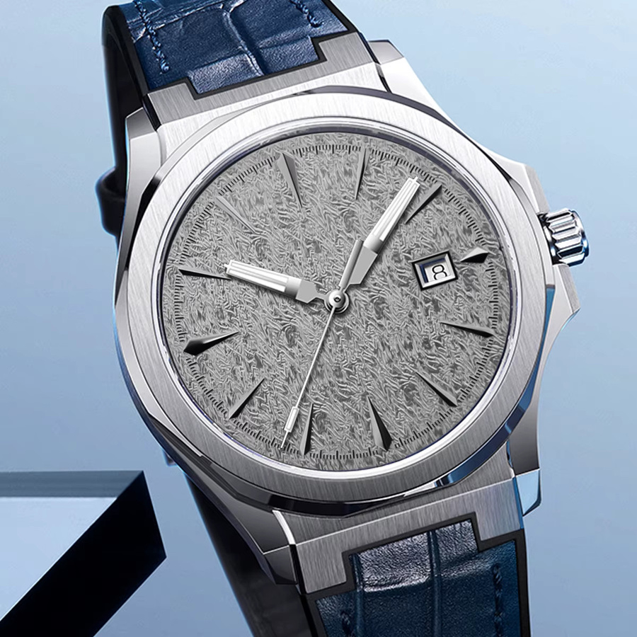FancyWrist Uhrenzifferblatt, 35mm, Mechanisch, Einzelkalender, Gold, Unisex - Bild 1