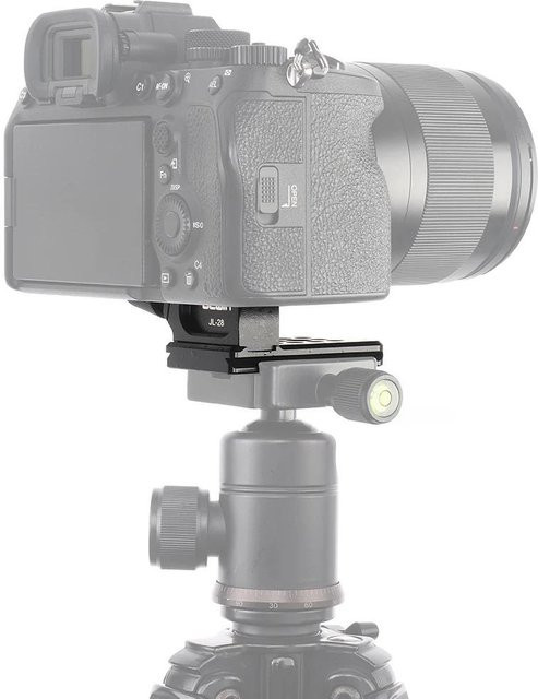 JLwin Kameraobjektiv Stativbefestigungsring Objektivschelle Ersatz für Sony FE 24-105mm, E PZ 18-105mm, FE 24-70mm, FE 85mm in Schwarz - Bild 1