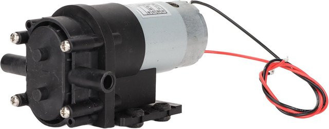 KONNWEI DC Selbstansaugende Wasserpumpe mit Bürstenmotor für Aquarium, Springbrunnen und Schwimmbad, Schwarz - Bild 1