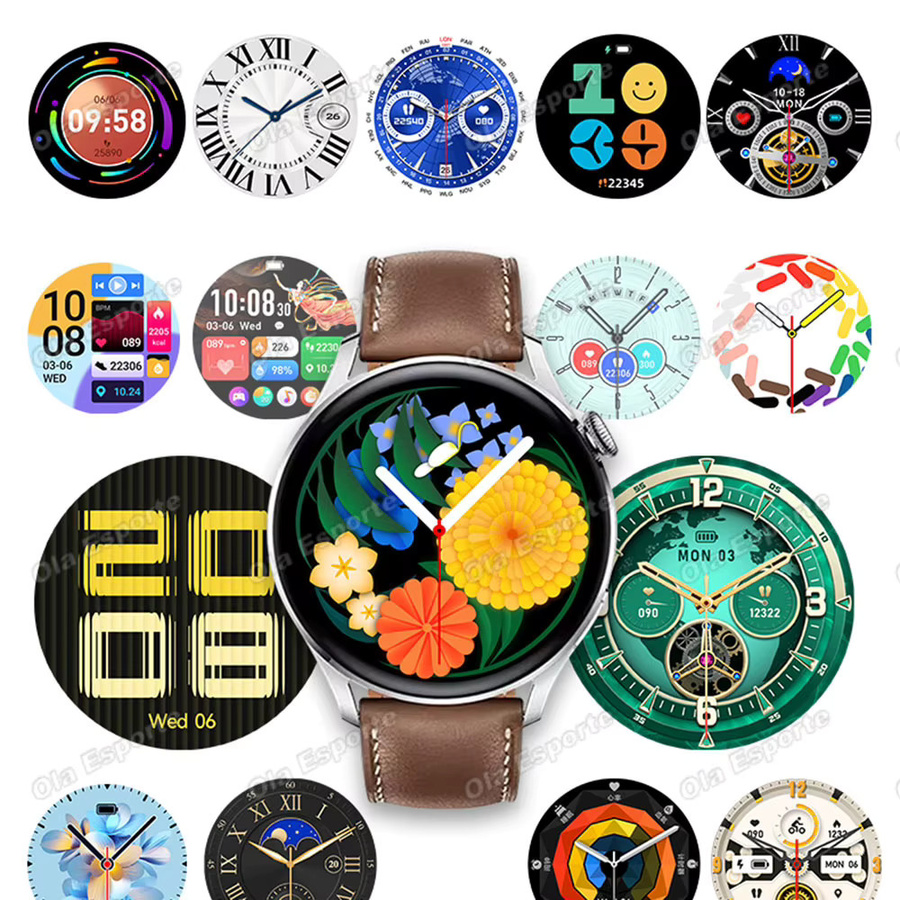 Ola Esporte Smartwatch für Herren und Damen in Silber mit Fitness-Tracking, Bluetooth-Anruf und IP68 Wasserdichtigkeit - Bild 4