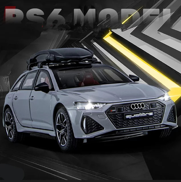 Maisto Audi RS6 Avant, Automodell, 1:24, Metall, mit Sound und Licht - Bild 1