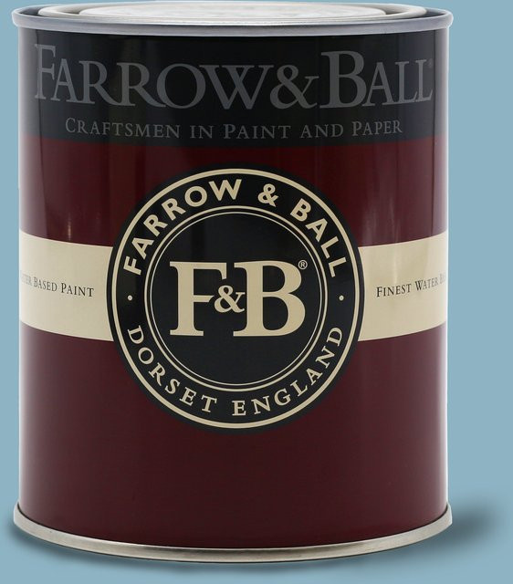 Farrow & Ball Modern Emulsion Wandfarbe Yonder 9810 Blau 5 l - Bild 1