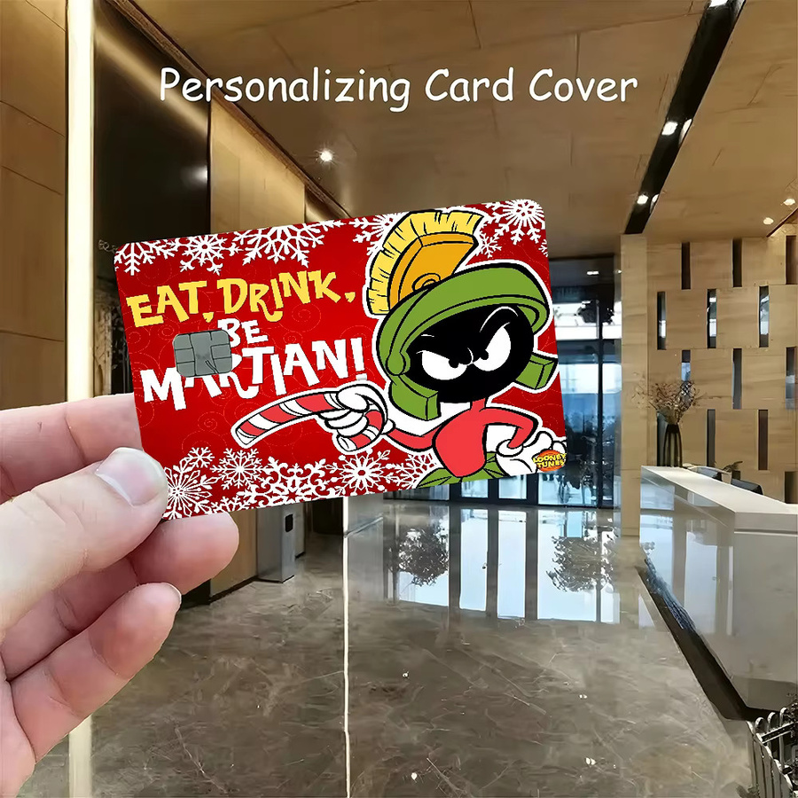 M-Marvin The M-Martian Cartoon Anime Sticker Skin für Debit- und Kreditkarten - Bild 6