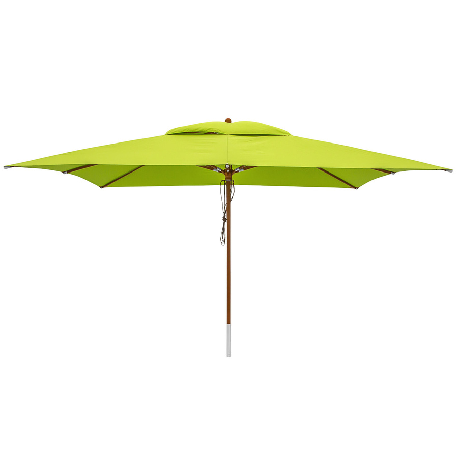 anndora Sonnenschirm eckig Apfelgrün mit Winddach und UV-Schutz UPF 50+, B/T: 300 x 400 cm - Bild 1