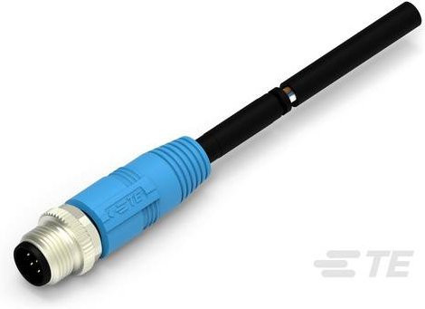 TE Connectivity T4151110008-004 Sensor-Aktor-Steckverbinder konfektioniert blau 5er Pack - Bild 1