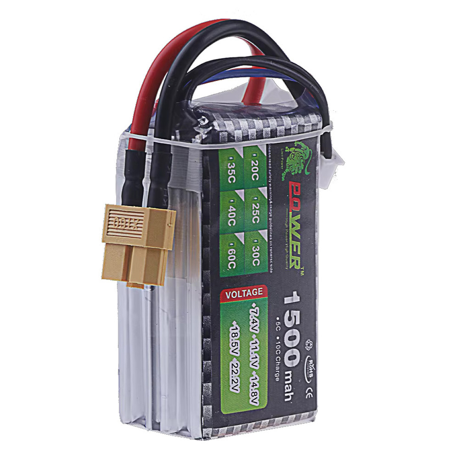 GAOLAG RC LiPo Batterie 4S 14,8 V 1500 mAh für RC Drohnen und Autos - Bild 3