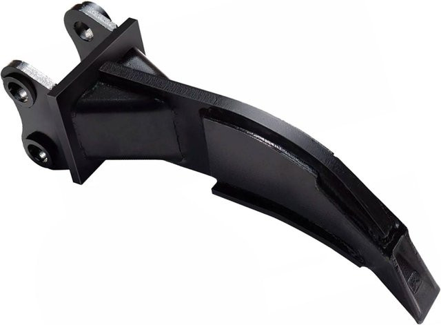 Aimo Aufreißer Anbauhaken aus legiertem Stahl in Schwarz für 0,8 bis 1,5T Minibagger mit 90mm Spannweite und 25mm Lochdurchmesser - Bild 1