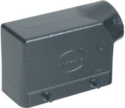 HARTING Tüllengehäuse 19 30 716 1522 in Schwarz aus Aluminium - Bild 1