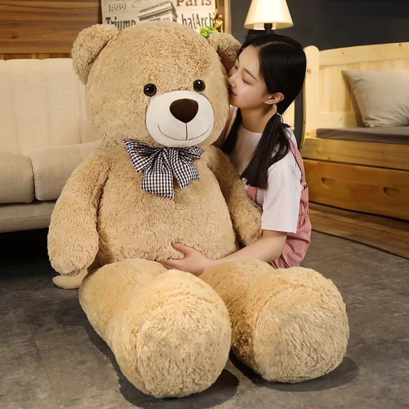 TotoJay Teddybär, Plüschtier, weiß, rosa, braun, 105 cm - Bild 3