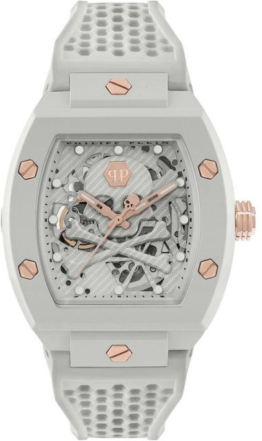 Philipp Plein Herrenuhr, Keramik, Weiß, Automatik, 44 mm - Bild 1