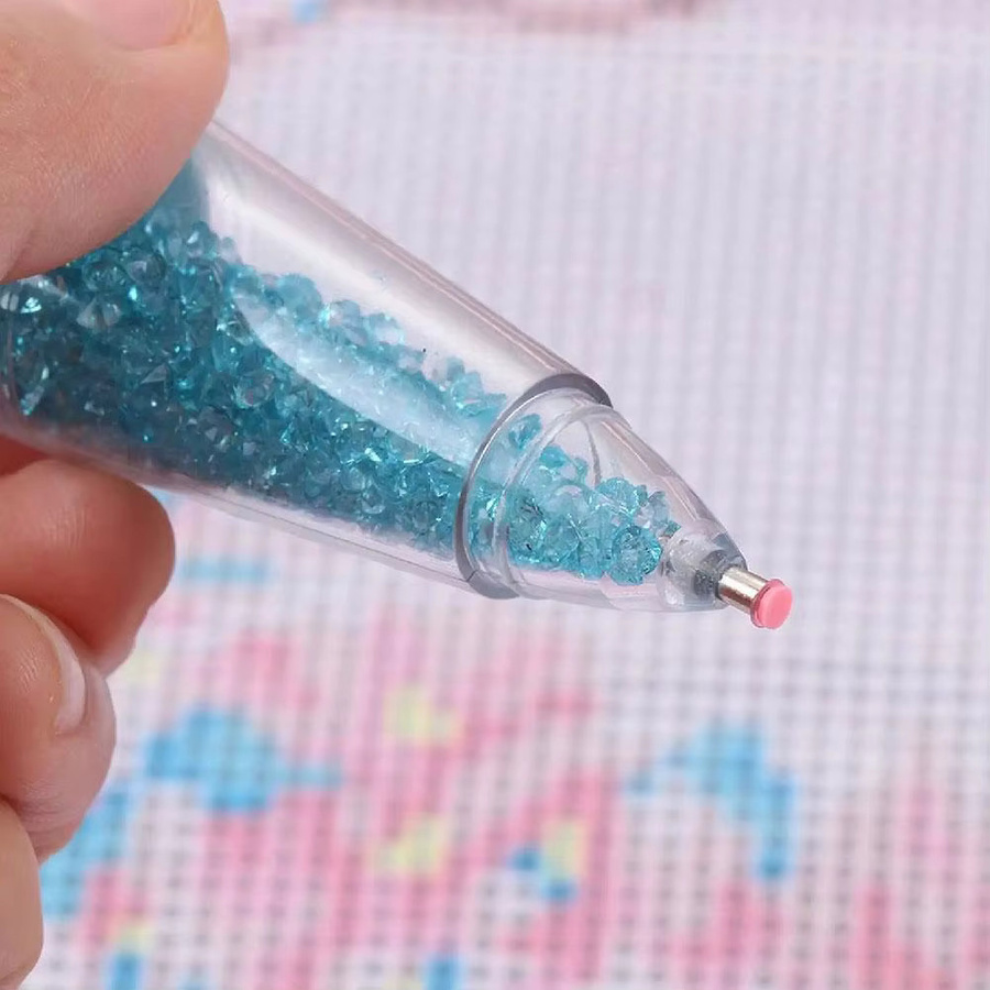 5D Diamantmalerei Punkt Bohrer Stift für DIY Mosaik und Kreuzstich Handwerk aus Kunststoff - Bild 2