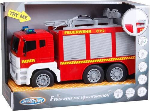Vedes Feuerwehr Spielfahrzeug mit Licht und Sound ab 3 Jahren - Bild 1