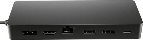 HP Universal USB-C Multiport Hub Dockingstation in Schwarz mit HDMI, DisplayPort und USB-C für OMEN, Victus und ZBook Laptops (50H55UT) - Bild 2