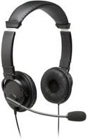 Kensington USB-A On-Ear HiFi-Kopfhörer mit Mikrofon in Schwarz - Bild 1