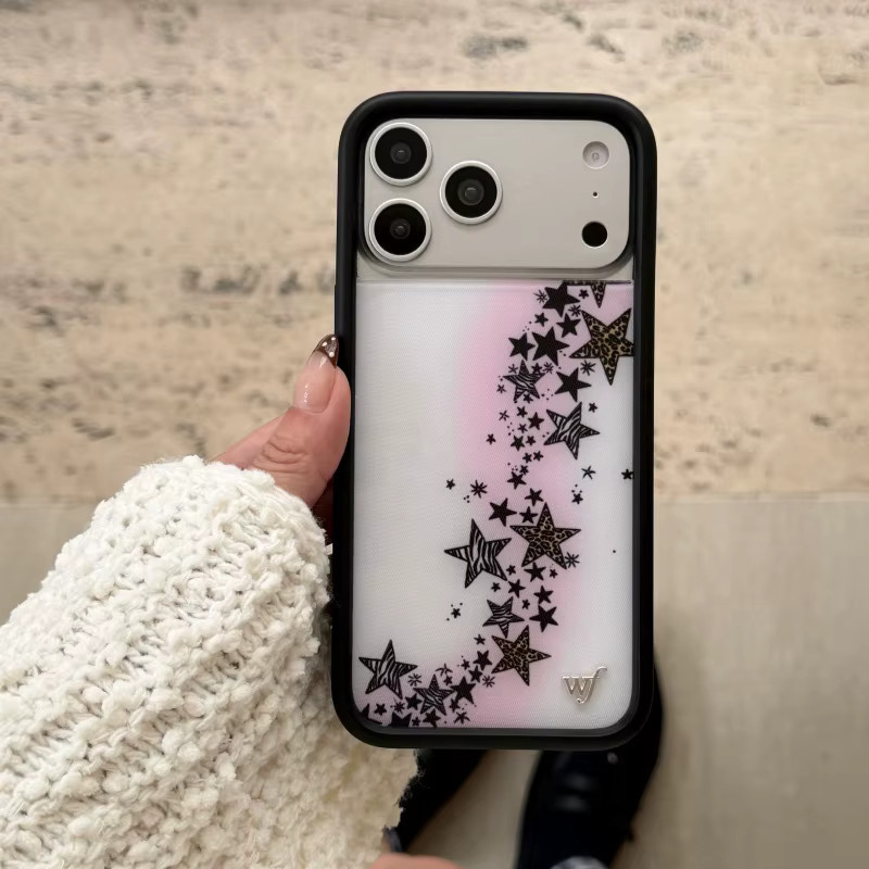 Potdemiel Handyhülle Wildflower Stars Union Jack Design für iPhone 12 13 14 15 16 17 Pro Max Plus Air in Multicolour - Bild 2