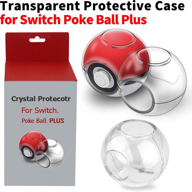 Transparente stoßfeste Schutzhülle aus PC-Kristall für Nintendo Switch Poke Ball Plus - Bild 1