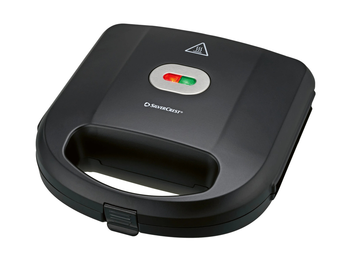 SILVERCREST Sandwichmaker SSWM 750 C3 in Schwarz mit Kabelaufbewahrung - Bild 3