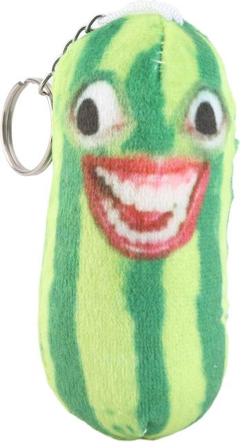 Neoglint Wassermelone Streifenförmiger Plüschanhänger, Puppe, beige - Bild 1