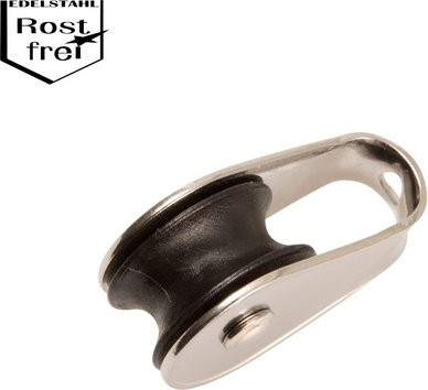 CONACORD Block aus Edelstahl für Seile bis 10 mm Durchmesser, silberfarben - Bild 1