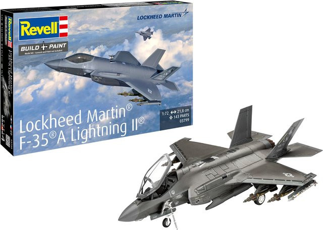 Revell Lockheed Martin F-35A, Modellbau, 1:72, ab 12 Jahre - Bild 1
