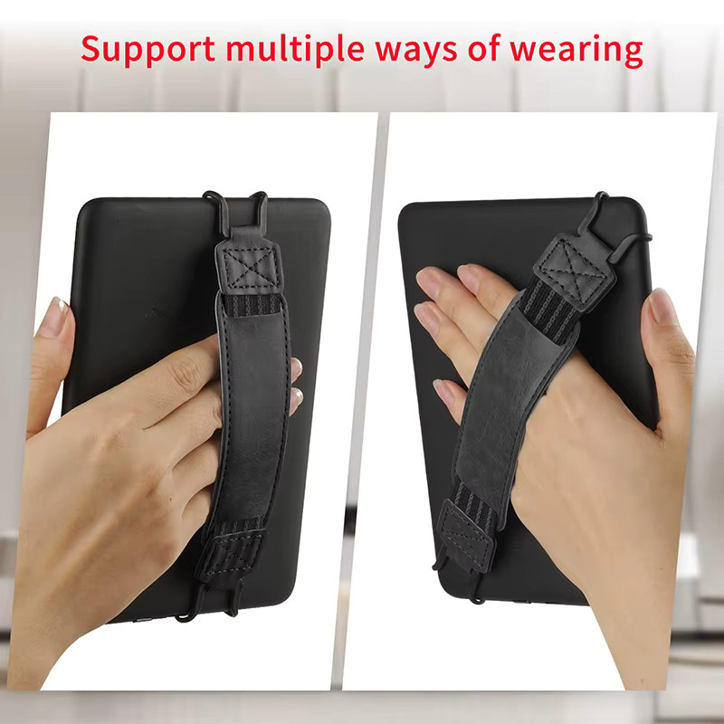 Lederhandschlaufe Tablet-Ständer für Xiaomi und Kindle E-Reader von 6 bis 11 Zoll als Sicherheitshalter - Bild 3