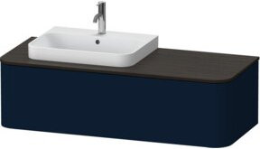 Duravit Waschtischunterschrank Happy D.2 Plus, blau s-matt, Wandmontage, B: 130 cm, T: 55 cm, H: 35,4 cm - Bild 1