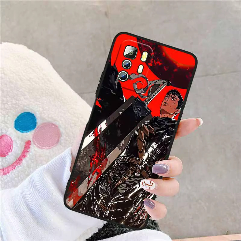 Berserk Guts Dark Anime Handyhülle für Xiaomi und POCO Modelle in Schwarz - Bild 3