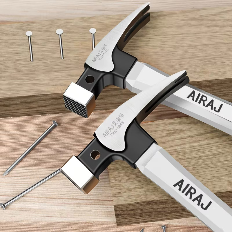 AIRAJ Klauenhammer aus Kohlenstoffstahl mit rutschfestem Griff für professionelle Handwerksarbeiten - Bild 3