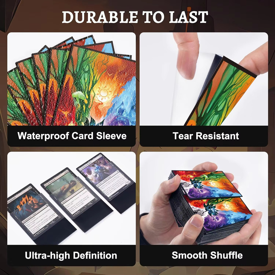 Marsguard TCG-Kartenhüllen, Fantasy, Magic, Nachfüllpack, 100 Stück - Bild 4