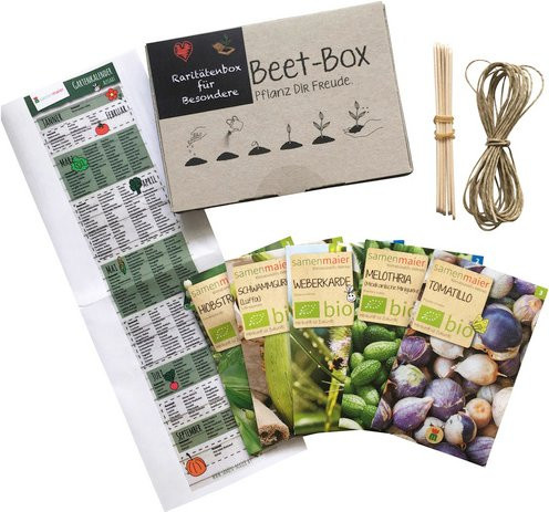 SAMEN MAIER Beet-Box Raritätenbox für Besondere mit besonderen Samen in Grün - Bild 1