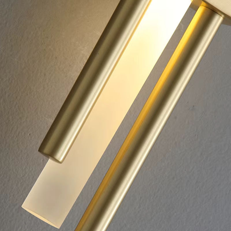 Moderne LED Wandleuchte aus Metall und Acryl in Schwarz, Bronze oder Gold/Messing für Wohnzimmer, Schlafzimmer und Kinderzimmer - Bild 4